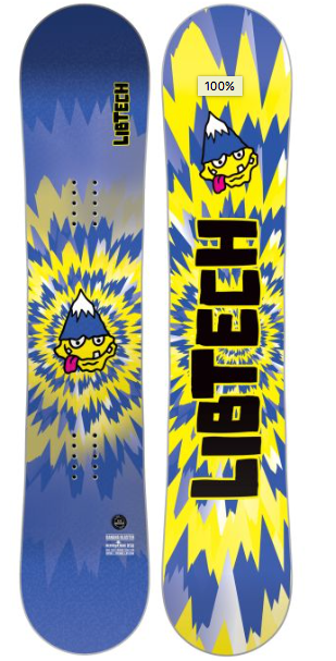 LibTech Banana Blaster Youth Snowboard 2025